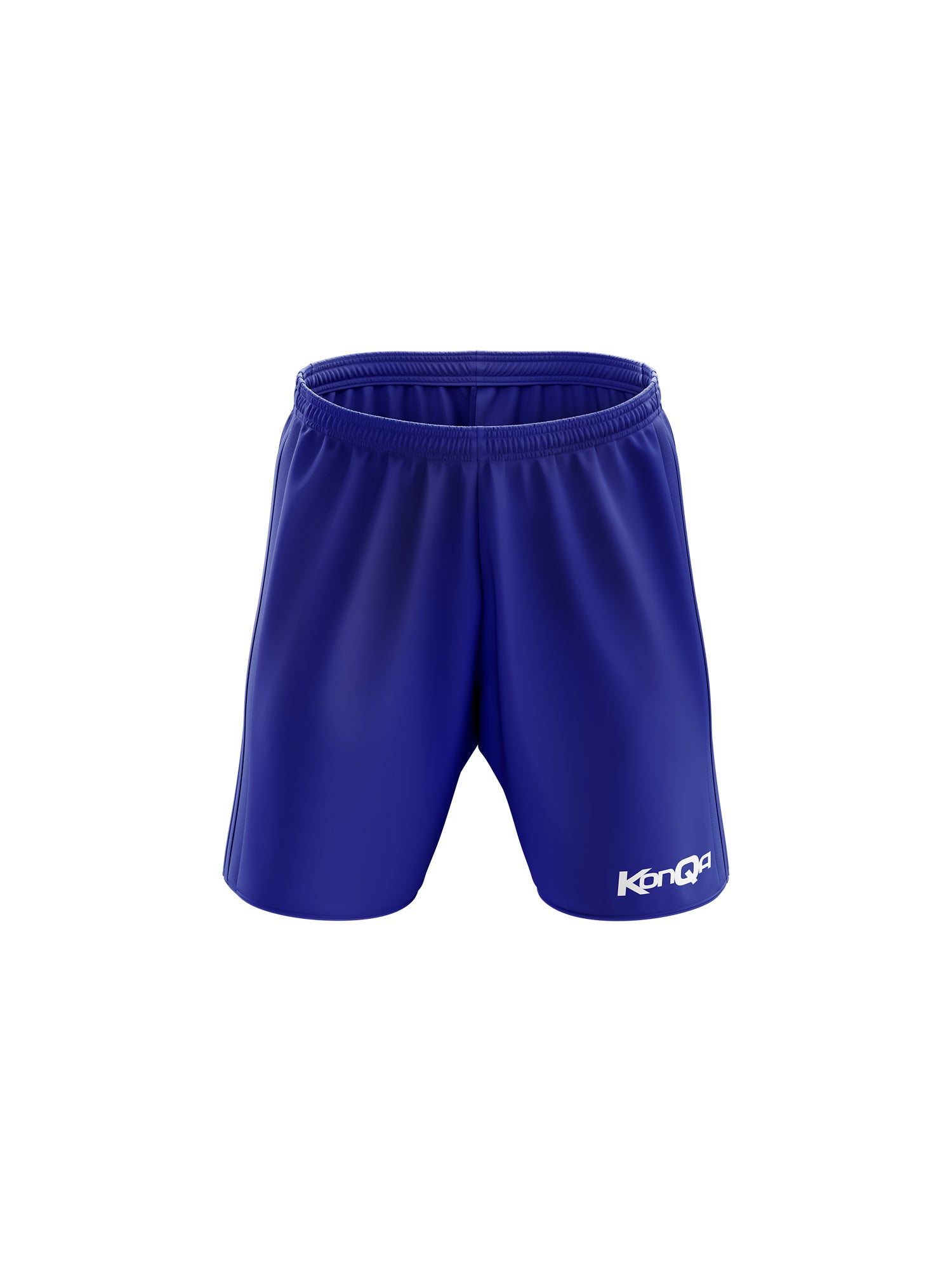 Stock Blue Shorts with Retro KonQa Logo