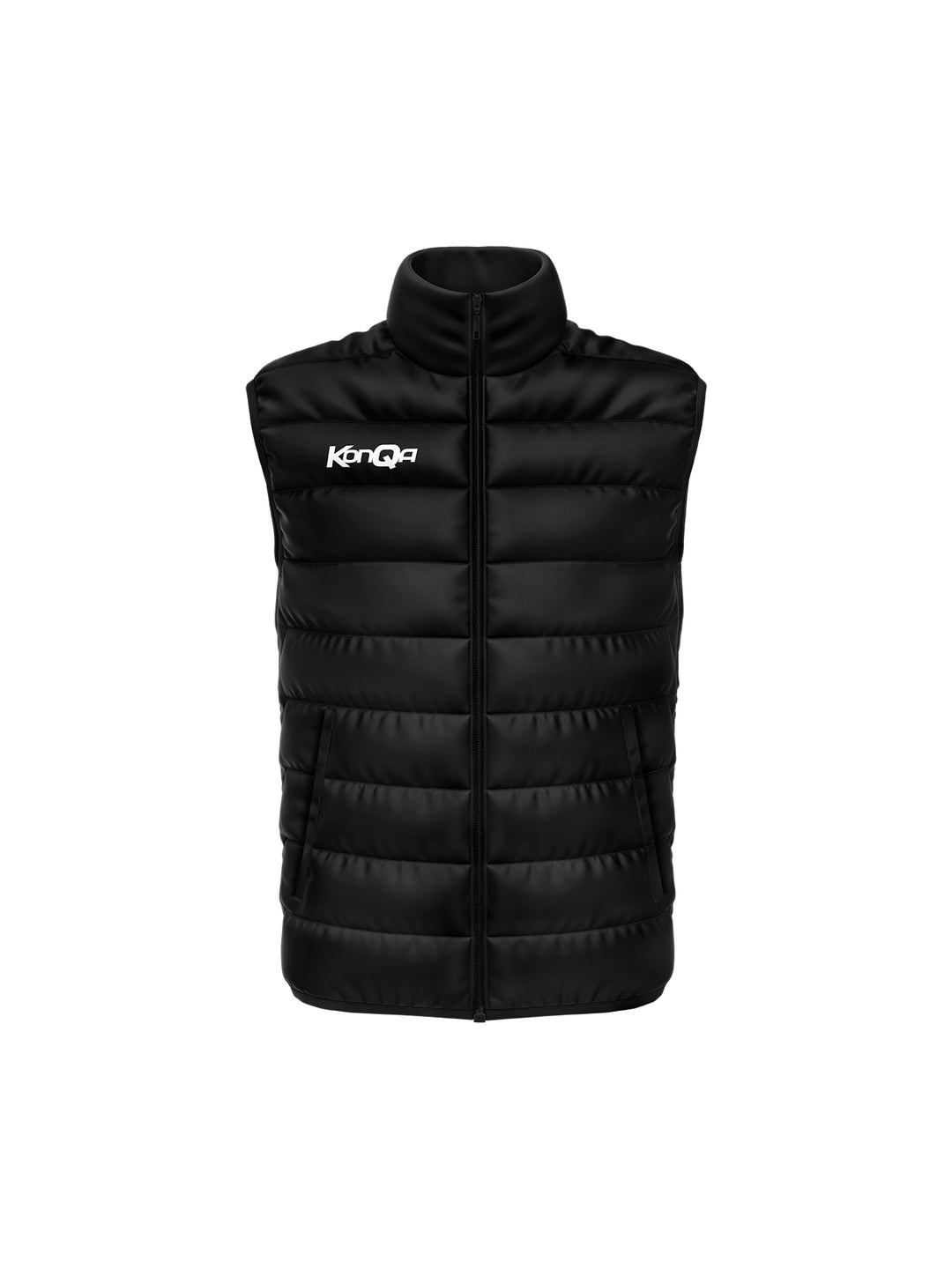 Black Stock Sideline Vest โ KonQa Teamwear