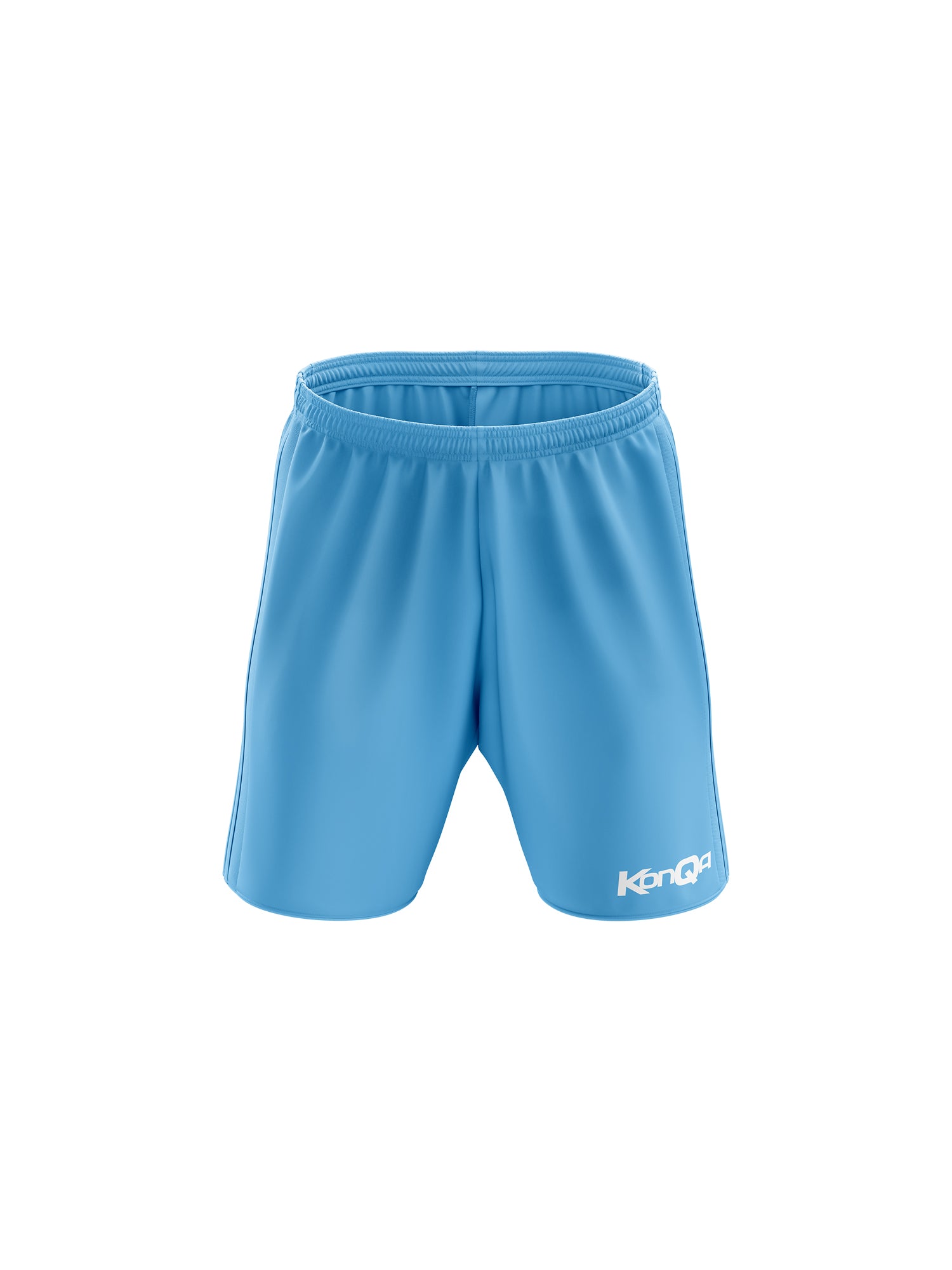 Stock Blue Shorts with Retro KonQa Logo